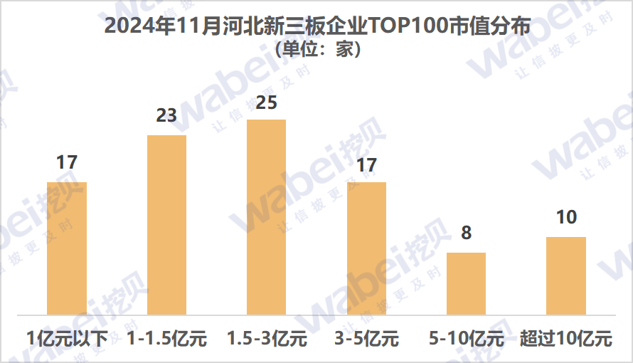 2024年11月河|公海赌船北新三板企业市值TOP100：1